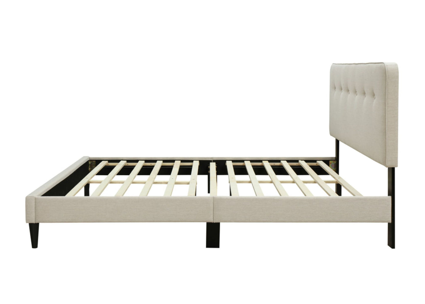 Upholstered Bed Compact With USB Bernards Furniture