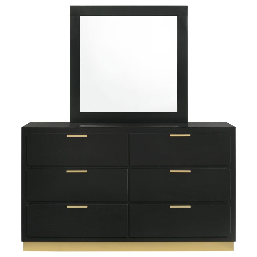 Caraway - 6-Drawer Bedroom Dresser With Mirror Coaster Fine Furniture