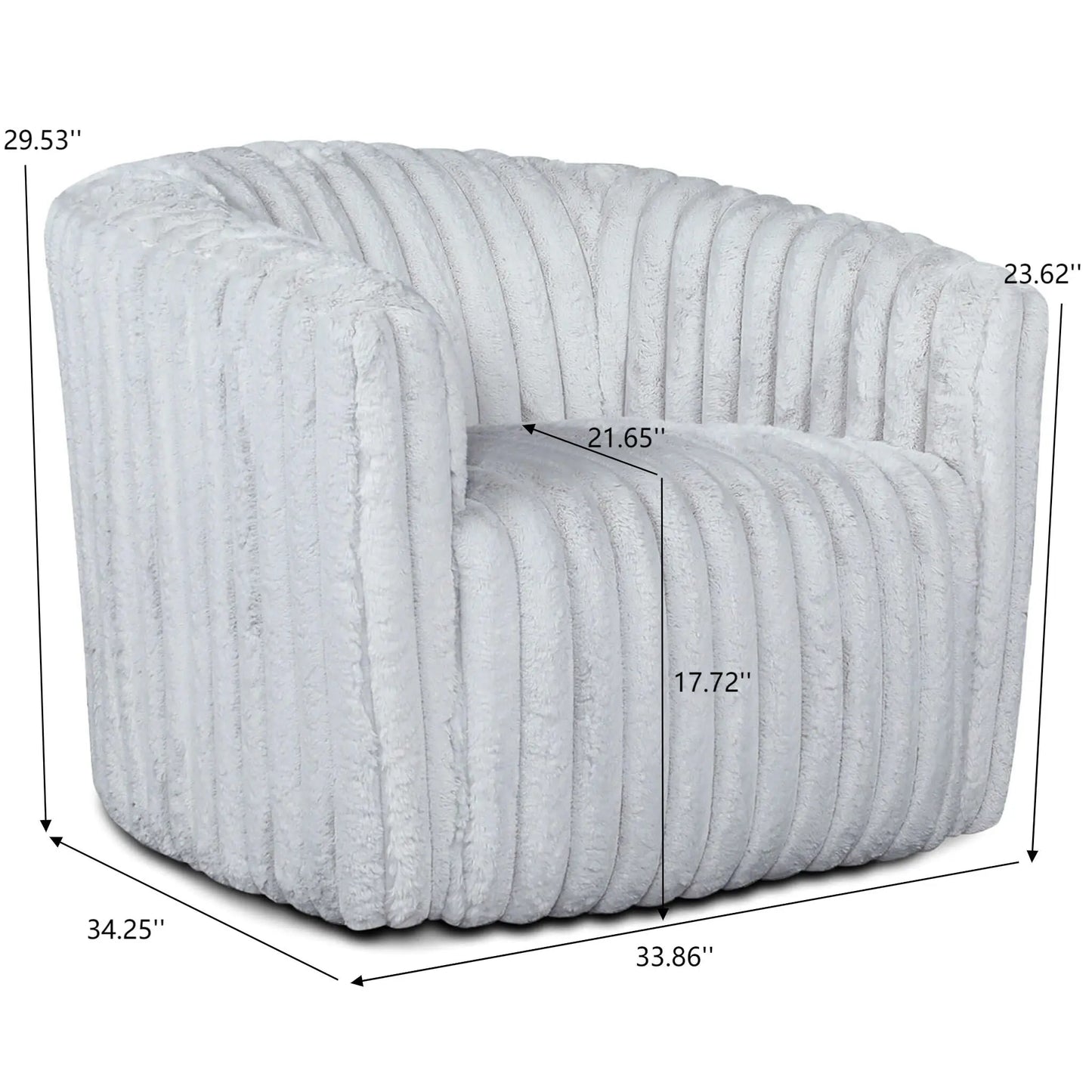 Mira - Modern Comfort Swivel Chair Ashcroft Furniture