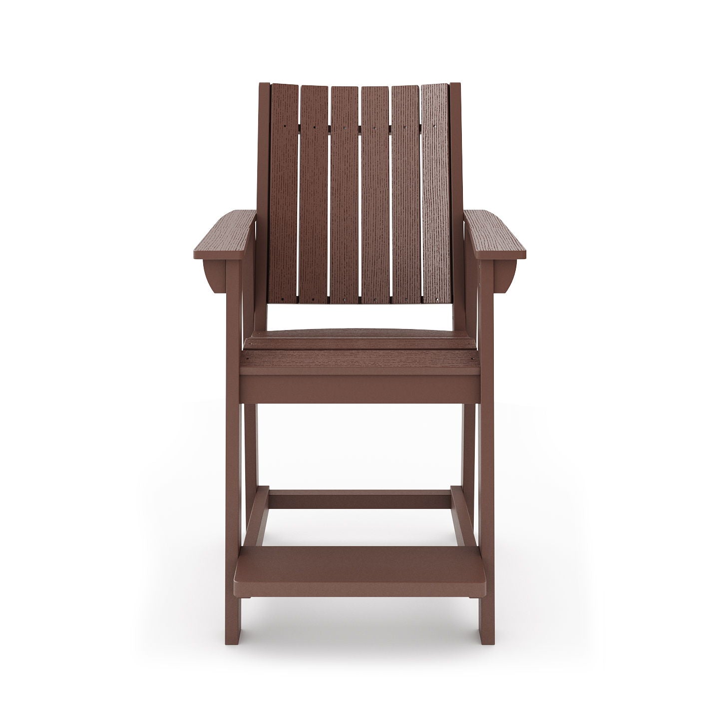 Modern Counter Chair Sleek HDPE Poly Lumber For Dining, Patio, And Garden Comfort Home Essentials