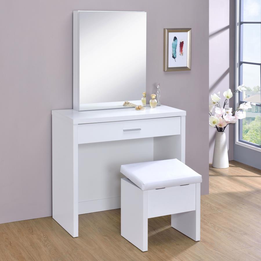 Harvey - 2-piece Vanity Set with Lift-Top Stool CoasterEssence