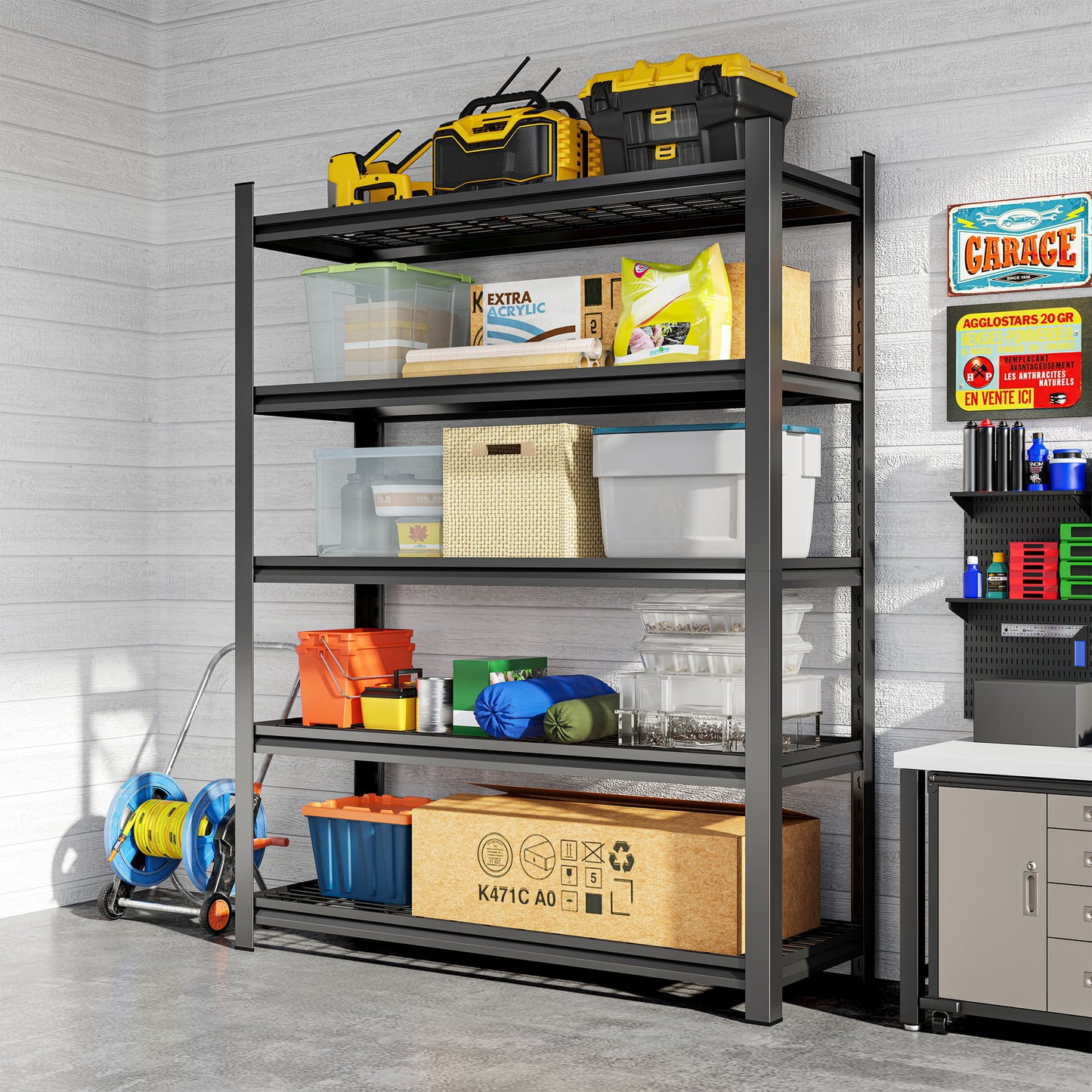 Adjustable Garage Shelf Daily Nest