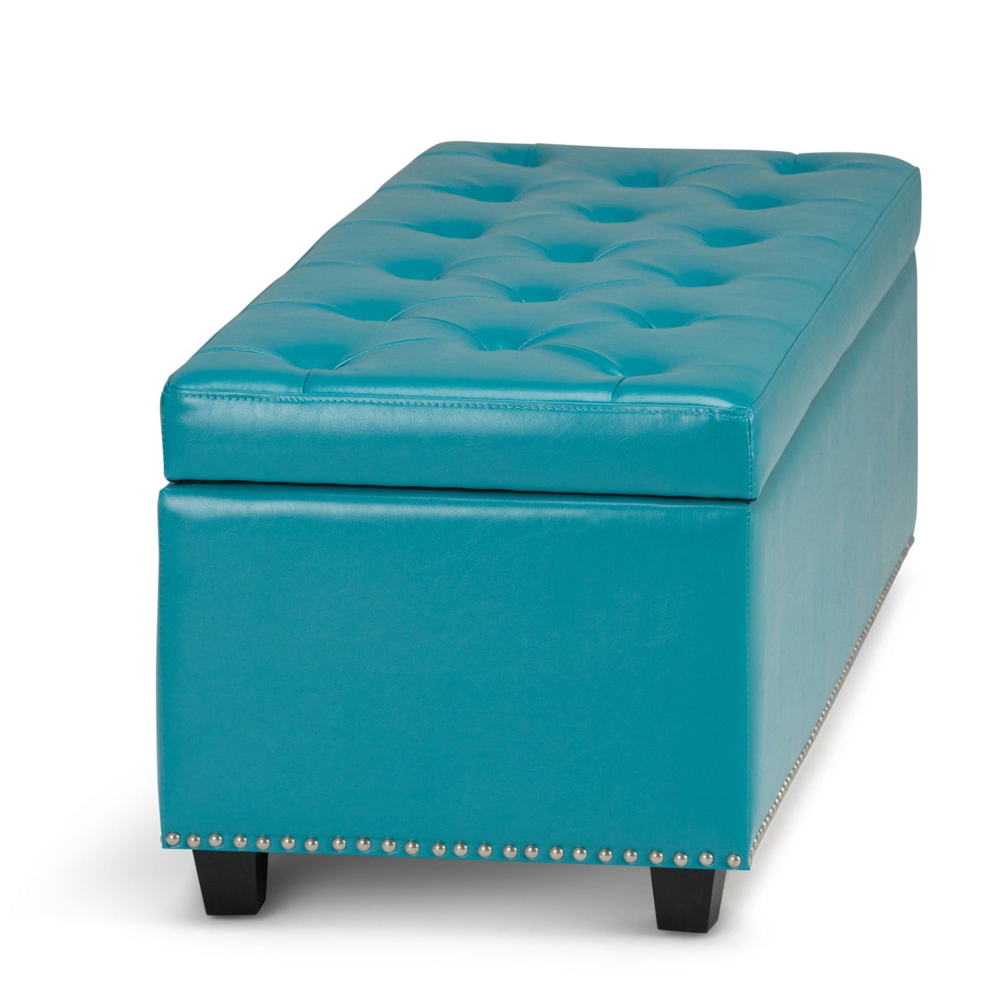 Hamilton - Upholstered Storage Ottoman Simpli-Home