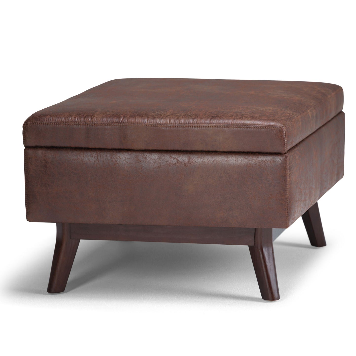Owen - Upholstered Rectangular Storage Ottoman Simpli-Home