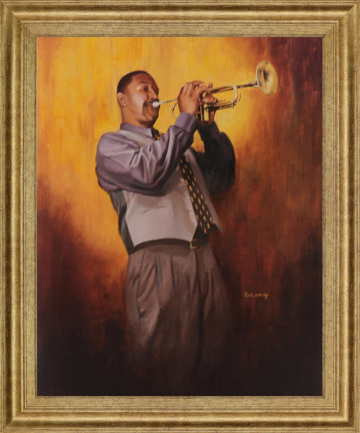 Brass Serenade - 28" x 34" Framed Wall Art Classy Art
