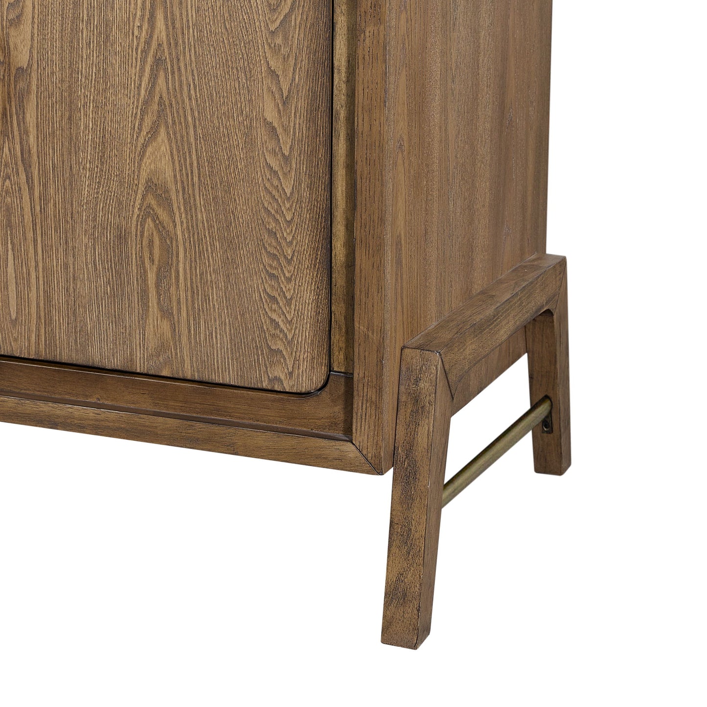 Two Door Server - Light Brown Bernards Furniture