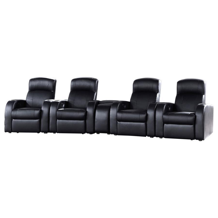 Cyrus - Upholstered Home Theater Seating CoasterEssence