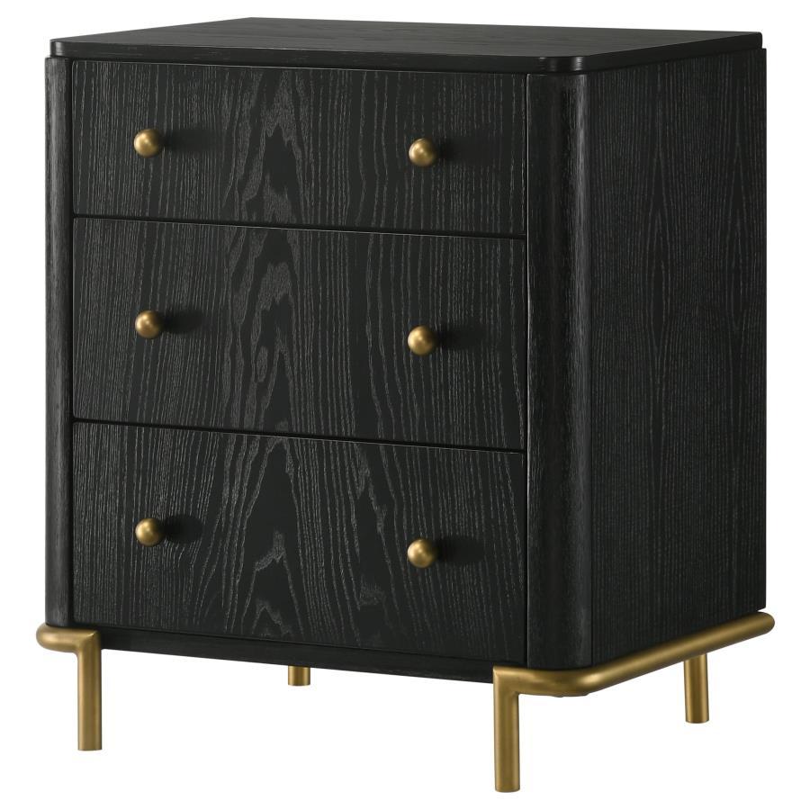 Arini - 3-Drawer Nightstand CoasterElevations