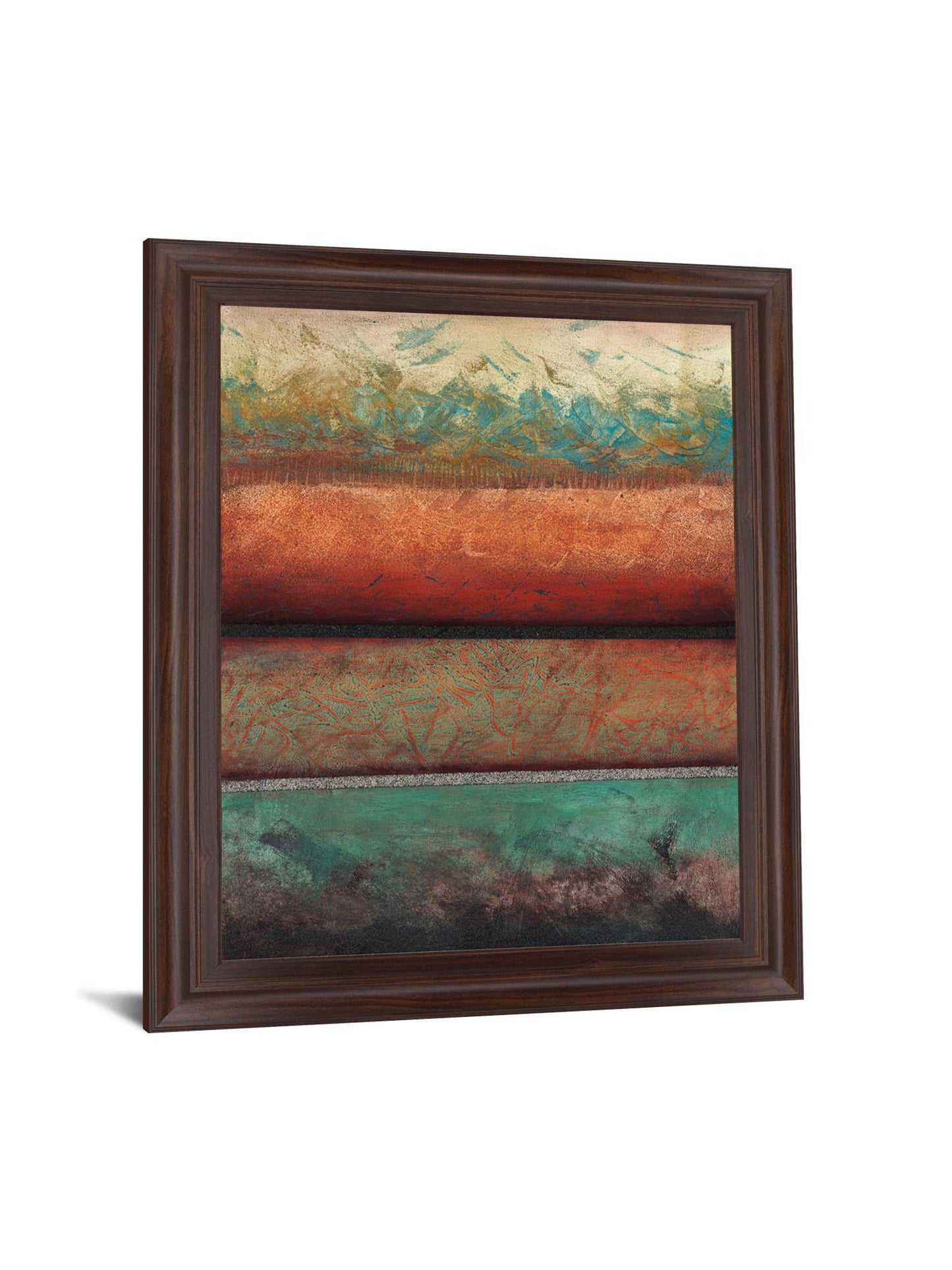 Terracotta Ember - 28" x 34" Framed Wall Art Classy Art