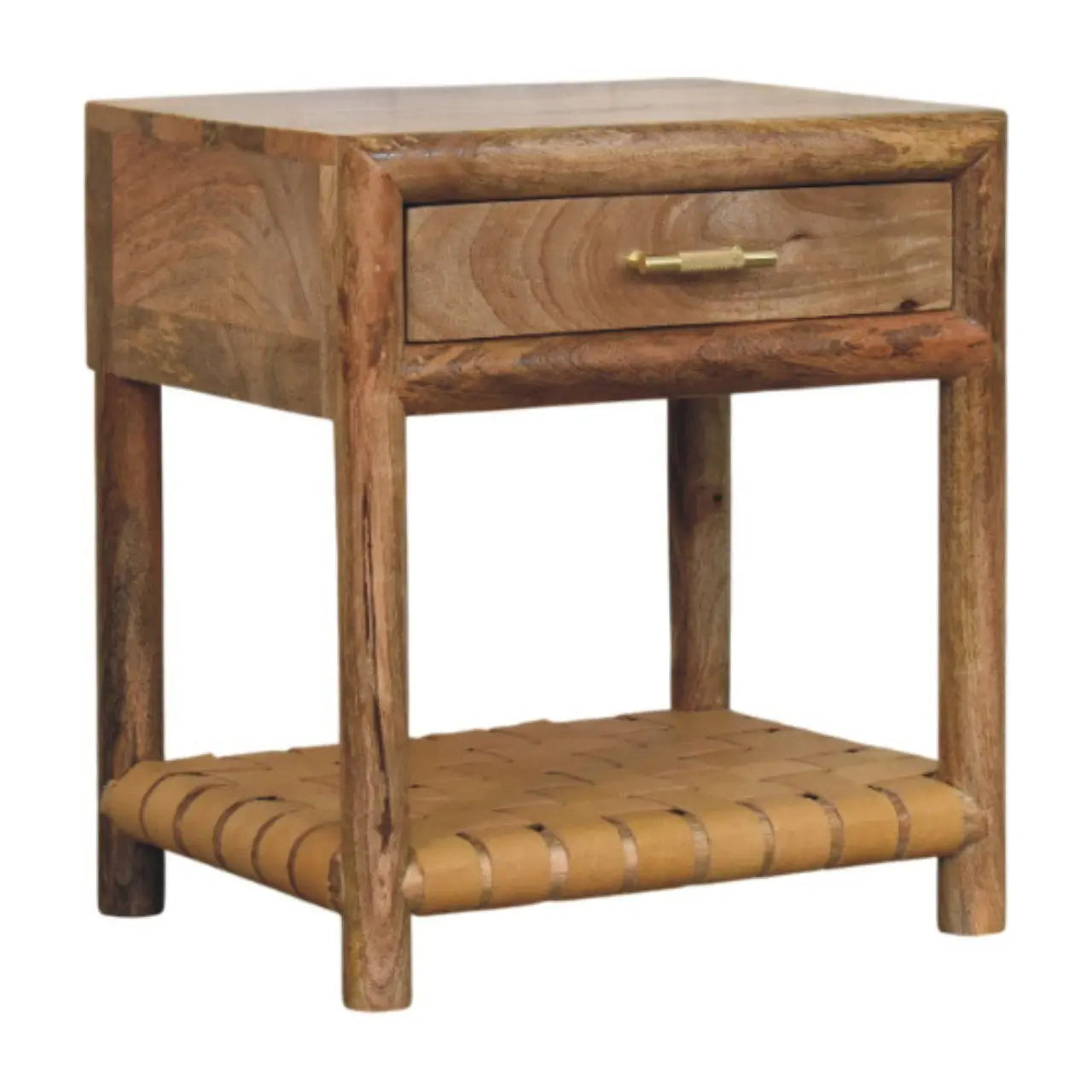 Regency - Woven Nightstand With Drawer - Light Brown Artisan Furniture