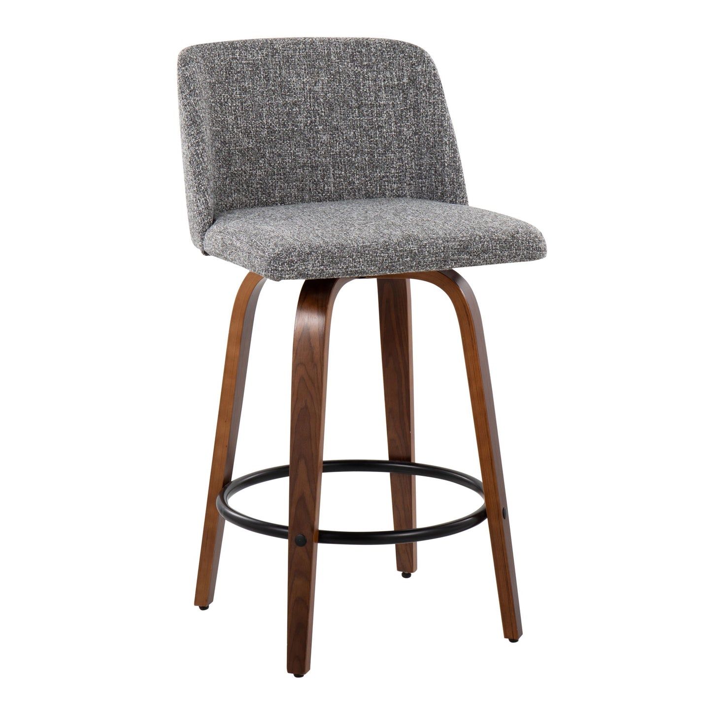 Toriano - Mid Century Modern, Counter Stool (Set of 2) Lumi Source
