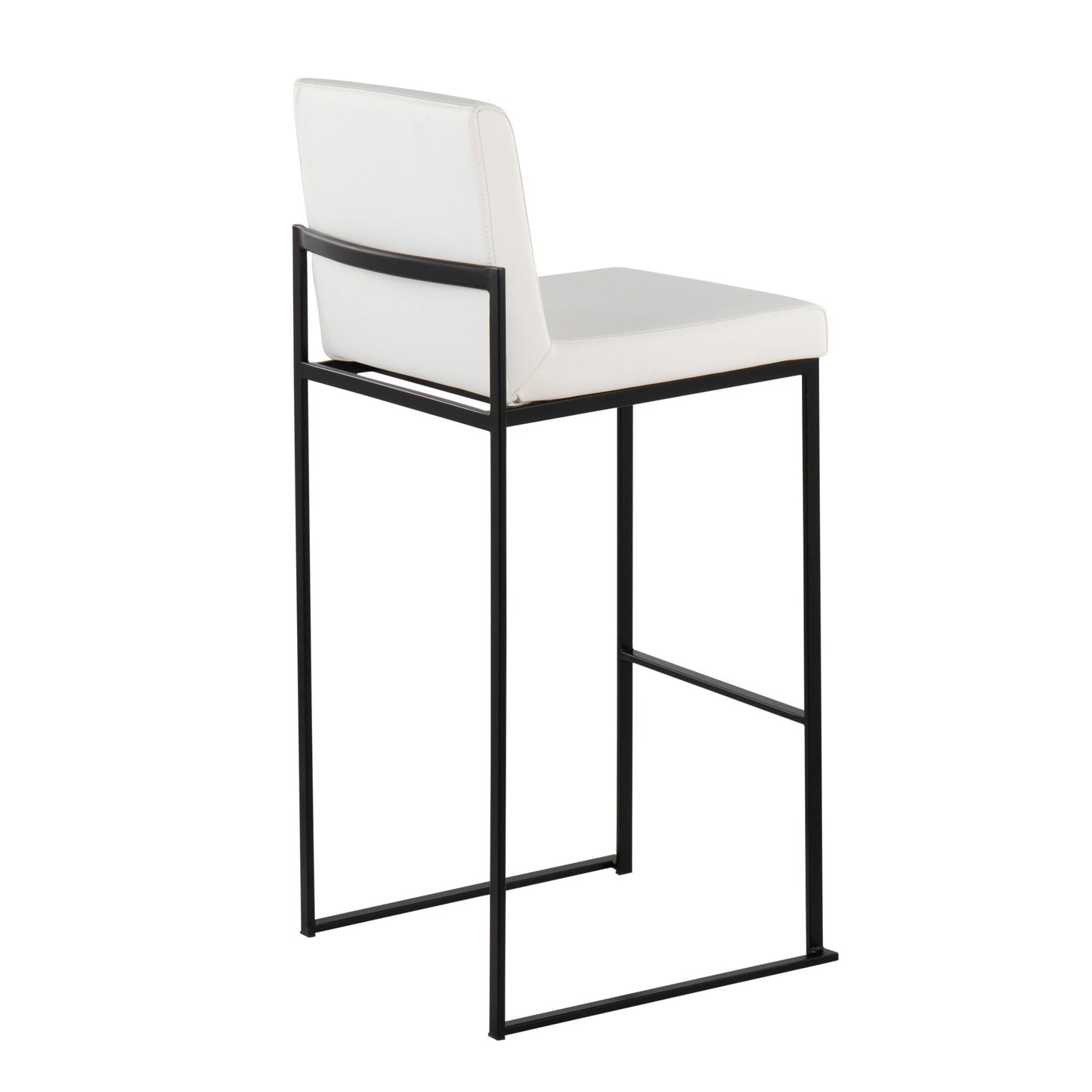 Fuji - Contemporary High Back Barstool Elegant Design Lumi Source