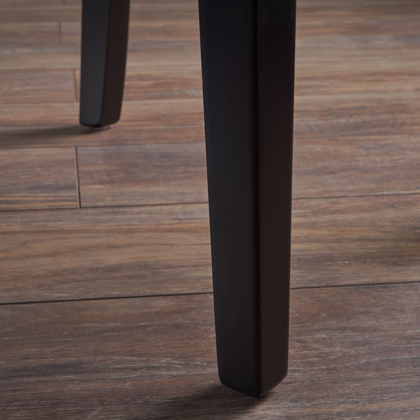 Contemporary Dining Chair With Rubberwood Legs (Set of 2) Noble House