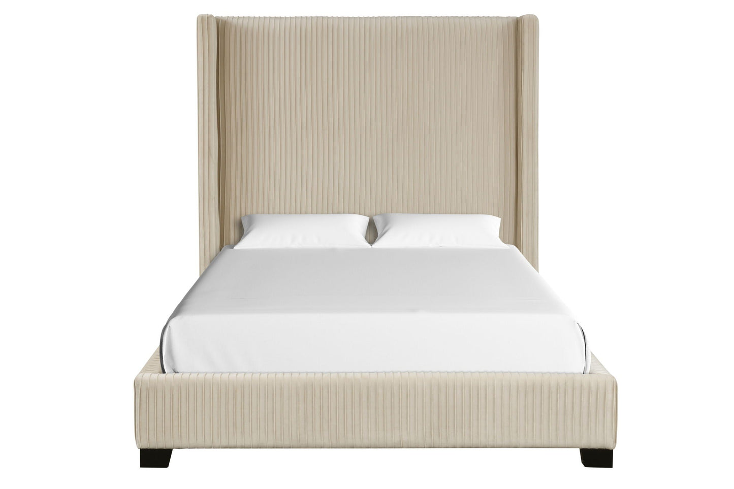 Upholstered Bed, Space-Saving Design Bernards Furniture