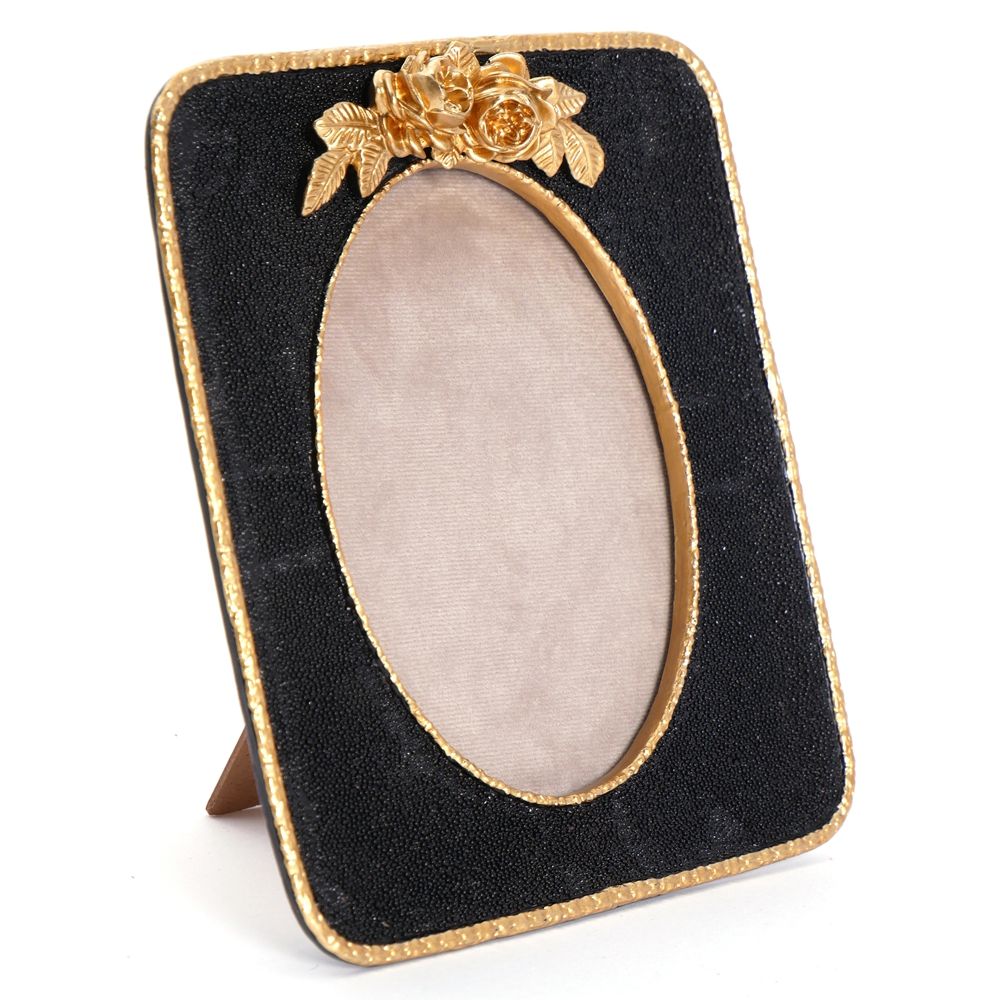 Vintage Photo Frame - Gold / Black Daily Nest