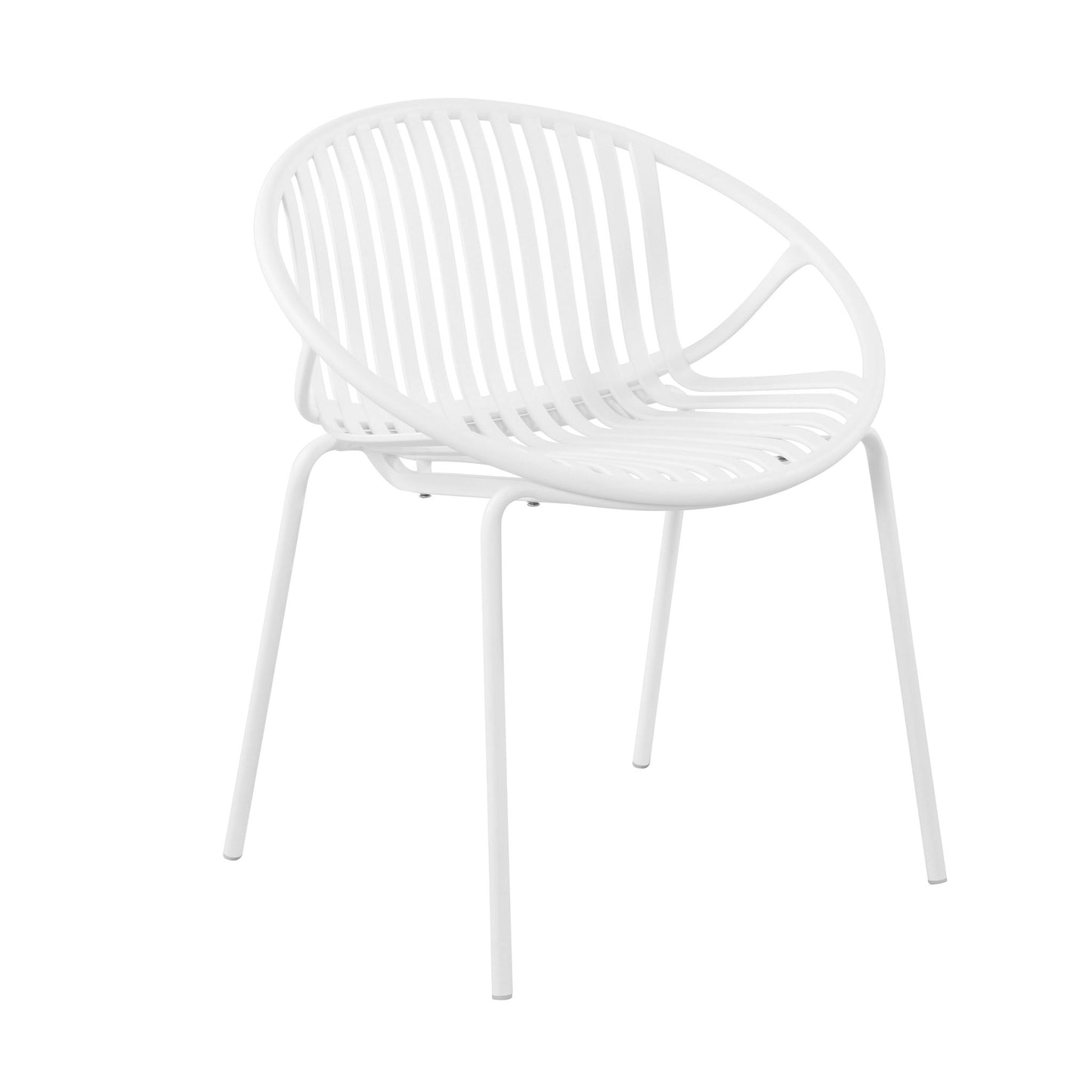 7 Piece Outdoor Modern Dining Set With Stackable Chairs Noble House