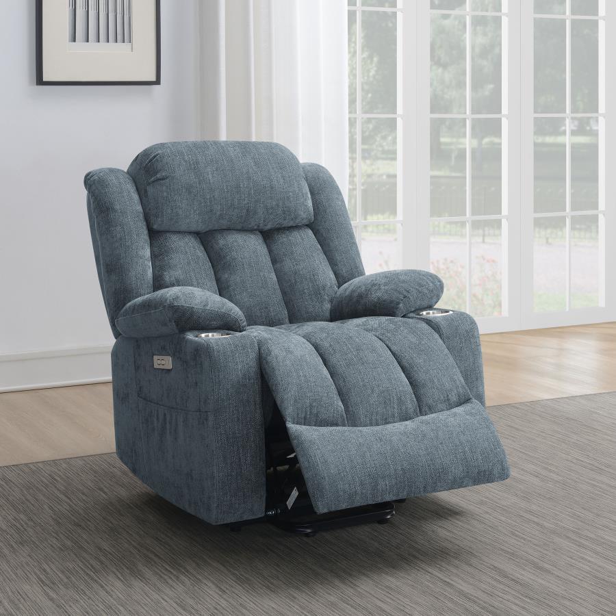 Houston - Upholstered Power Lift Recliner Chair CoasterEveryday