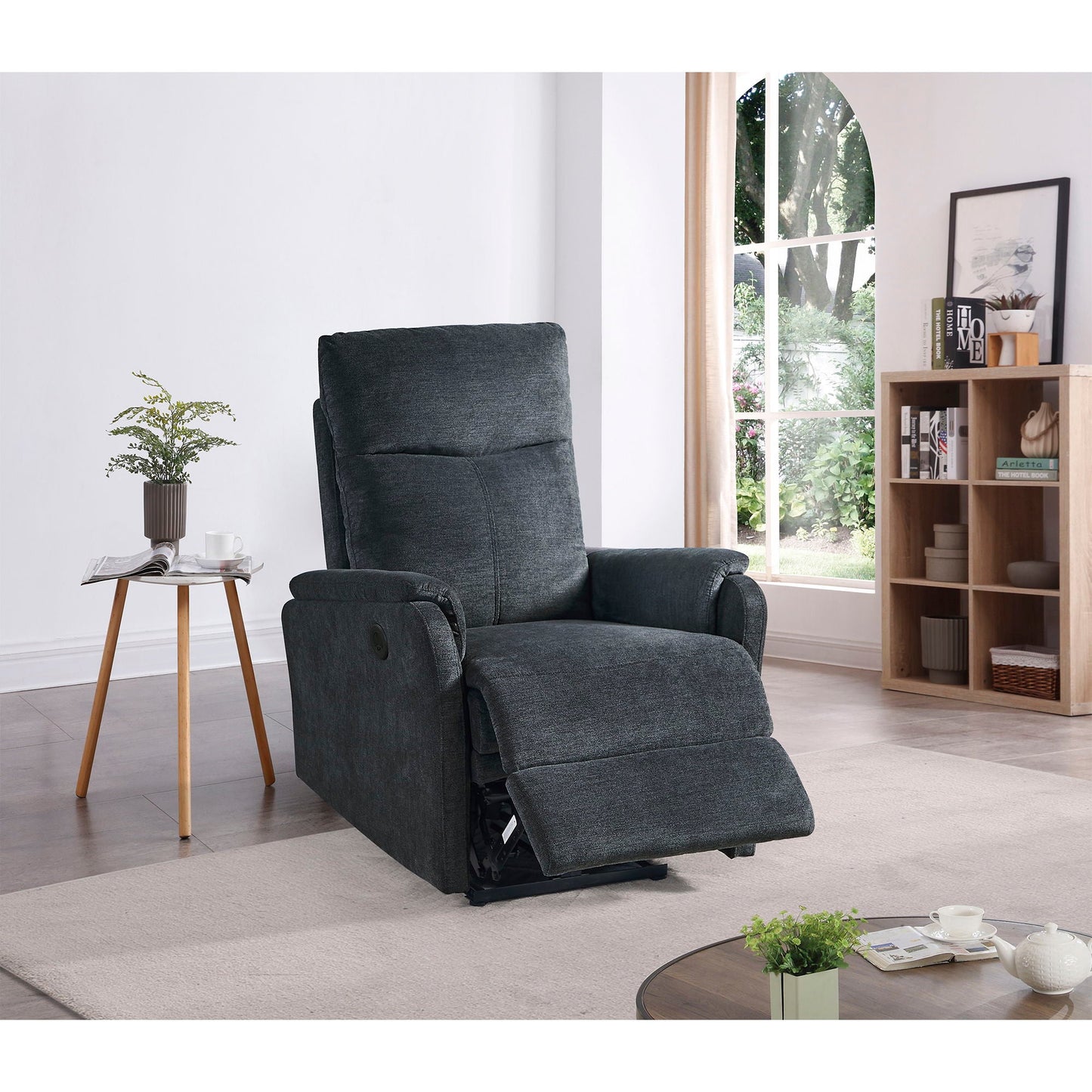 Recliner Chair With Power Function Easy Control Big Stocks, Recliner Single Chair For Living Room, Bed Room Refined Comfort