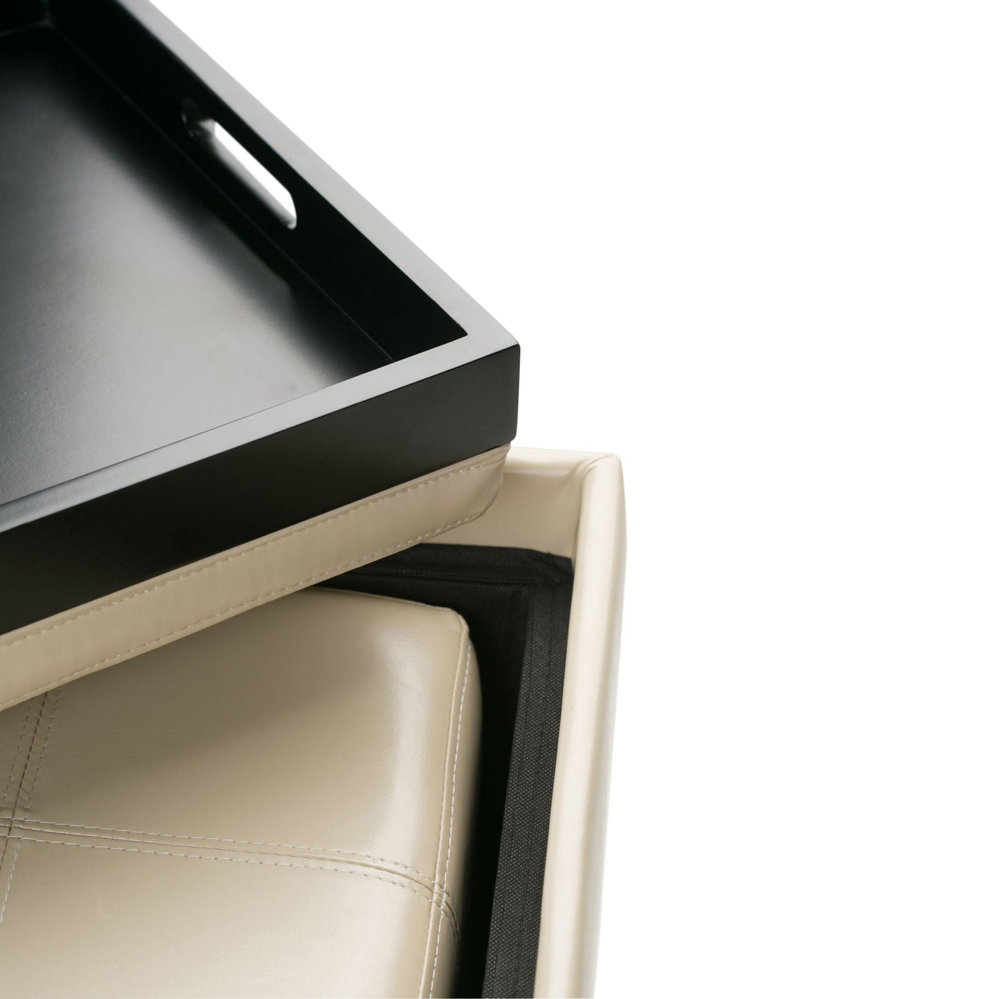 Avalon - 5 Piece Storage Ottoman, Contemporary Simpli-Home