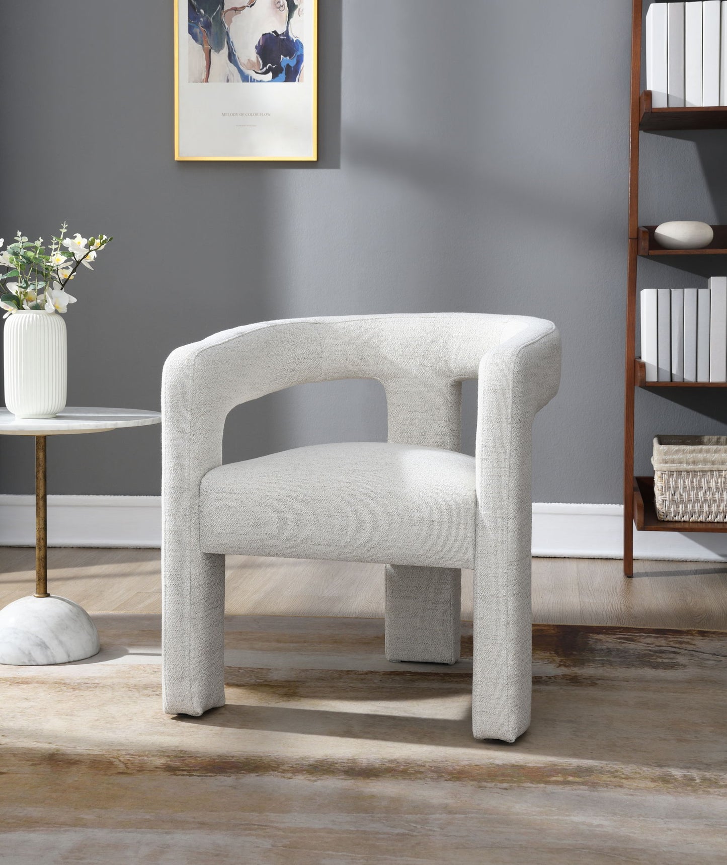 Lomas - Boucle Side Chair (Set of 2) - Beige Acme