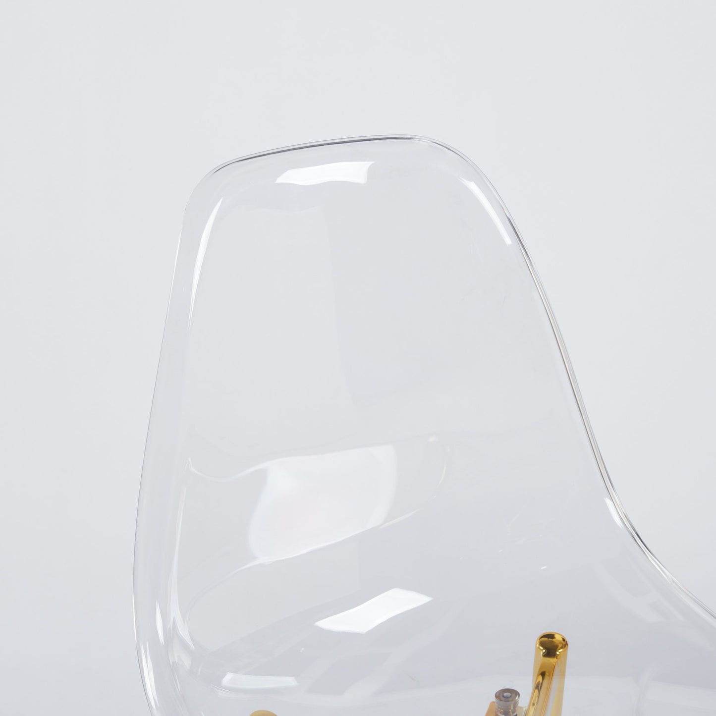 Transparent Plastic Seat Dining Chair (Set of 4) Home Essentials
