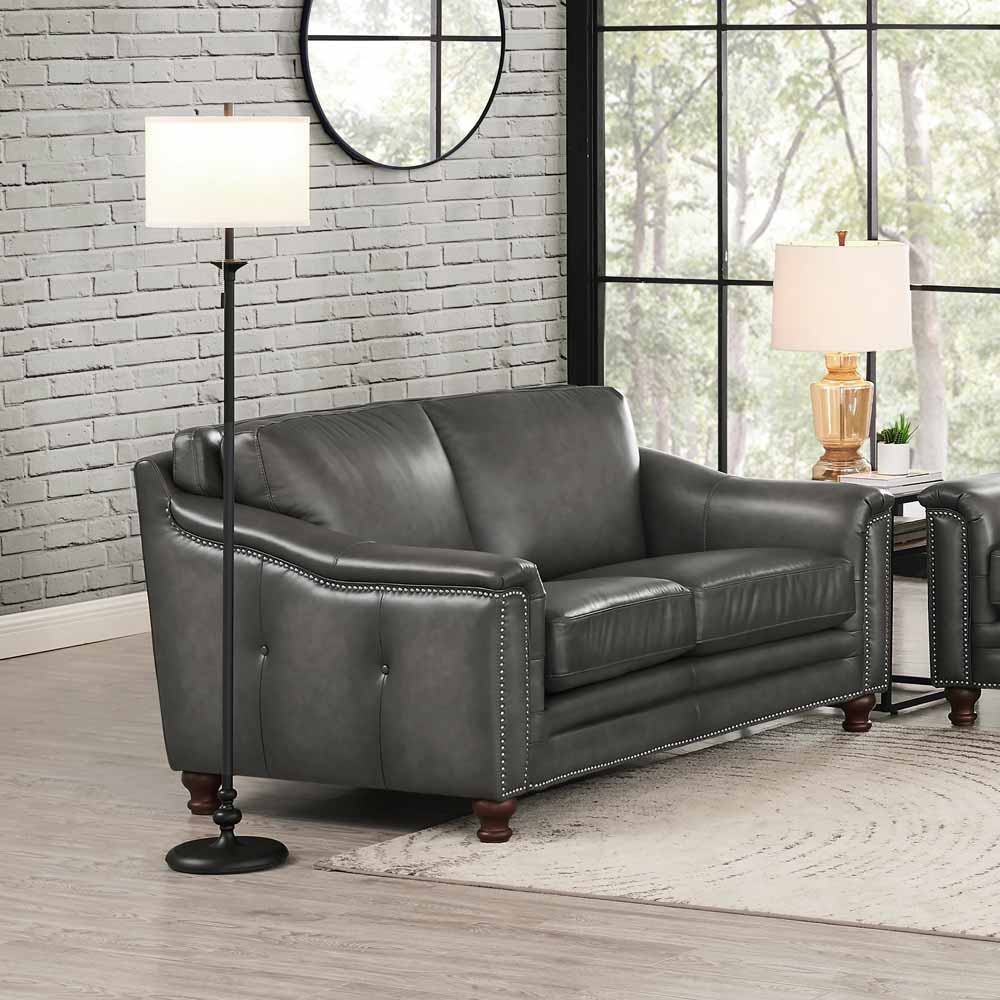 Belfast - Top Grain Leather Loveseat Hydeline Furniture