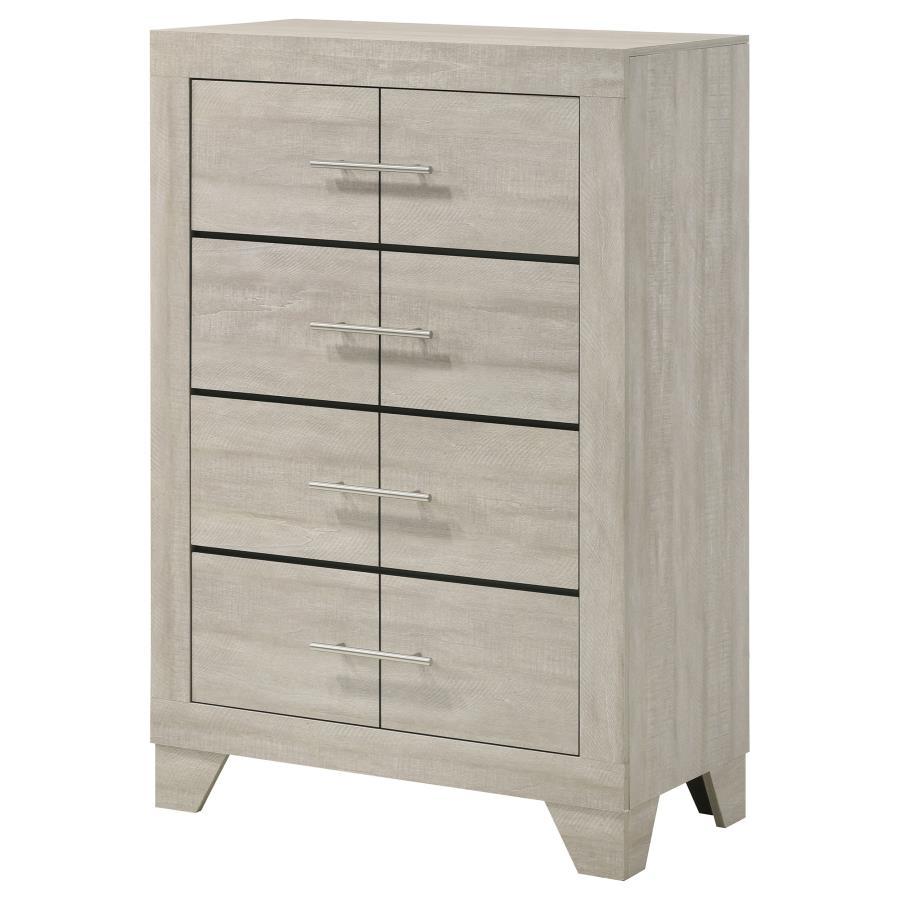 Trenton - 4-Drawer Bedroom Chest Of Drawers - Rustic Cream Coaster Fine Furniture