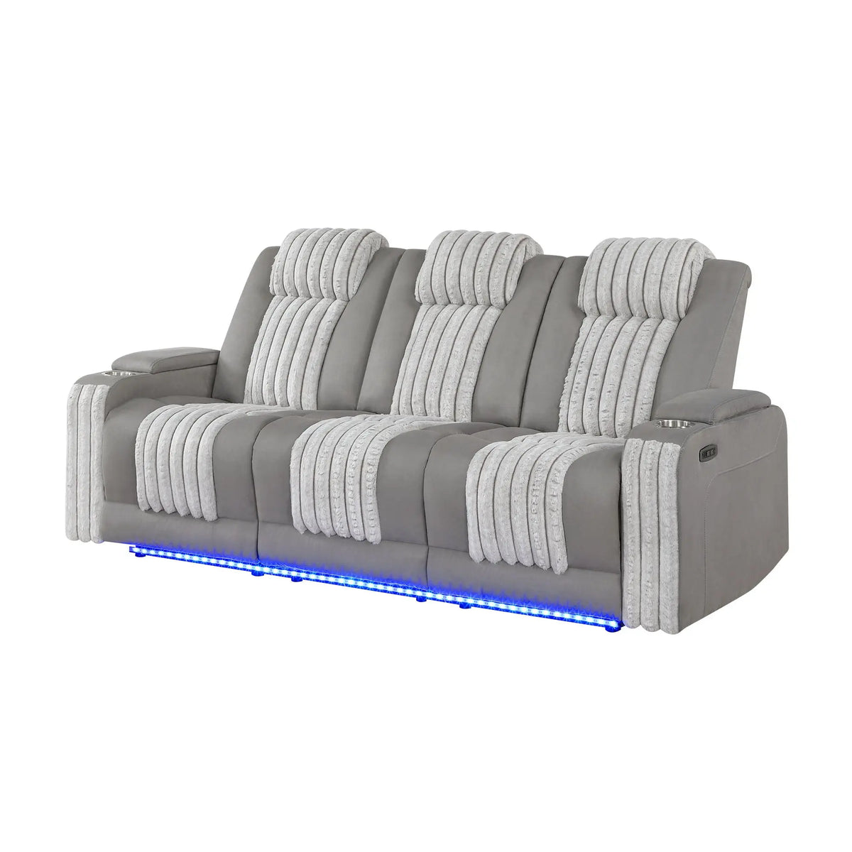 Duran - Power Reclining Sofa With Power Headrest Global Furniture USA