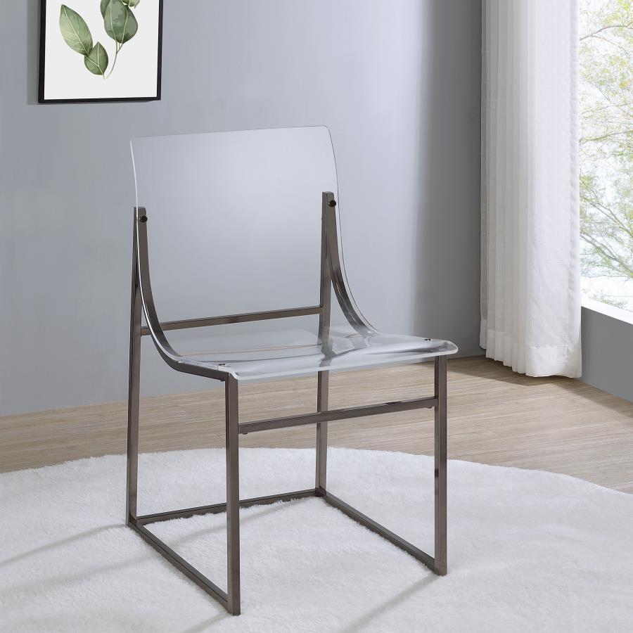 Adino - Acrylic Dining Side Chair (Set of 2) Coaster Fine Furniture