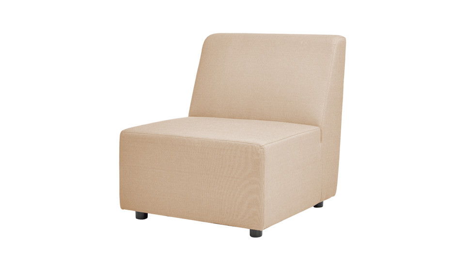 Cleo - Modular Upholstered Deep Seating Patio Armless Chair Axroma Olefin Jennifer Taylor Home