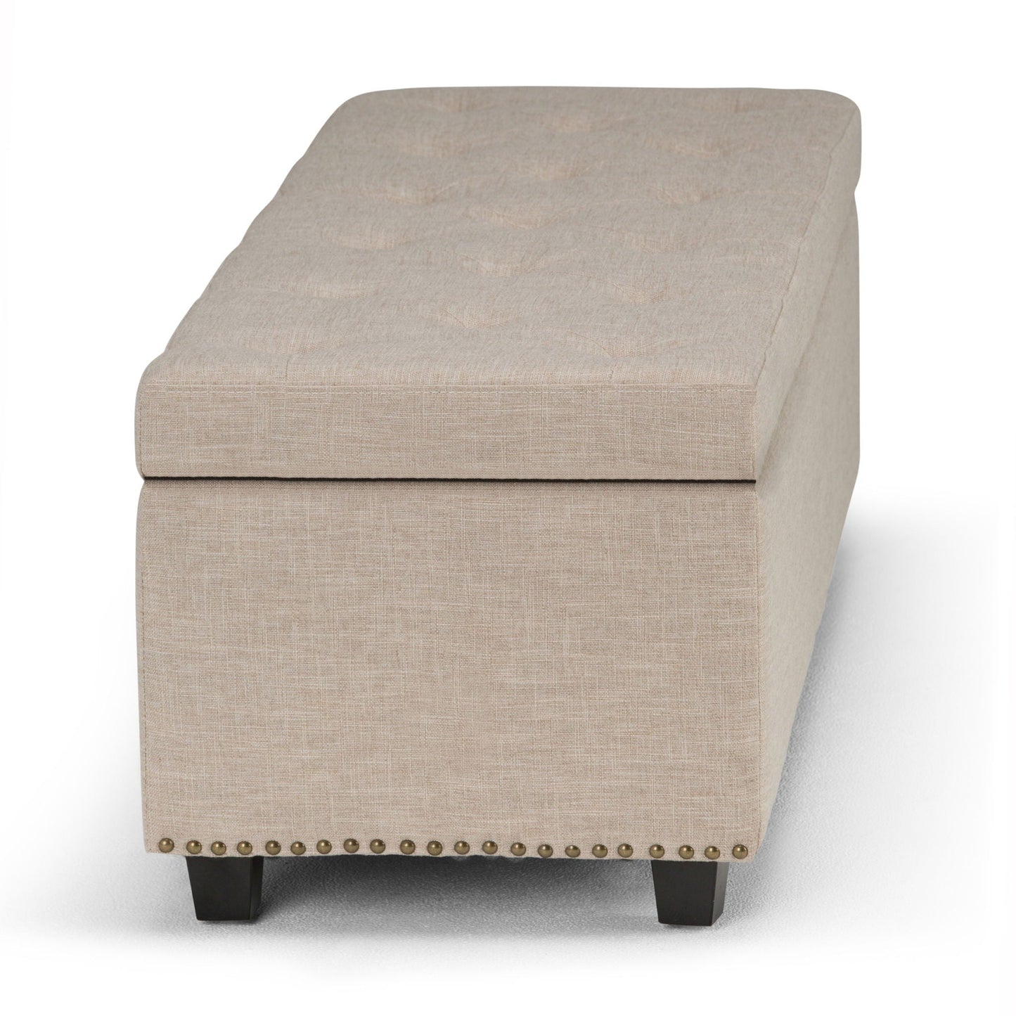 Hamilton - Upholstered Storage Ottoman Simpli-Home