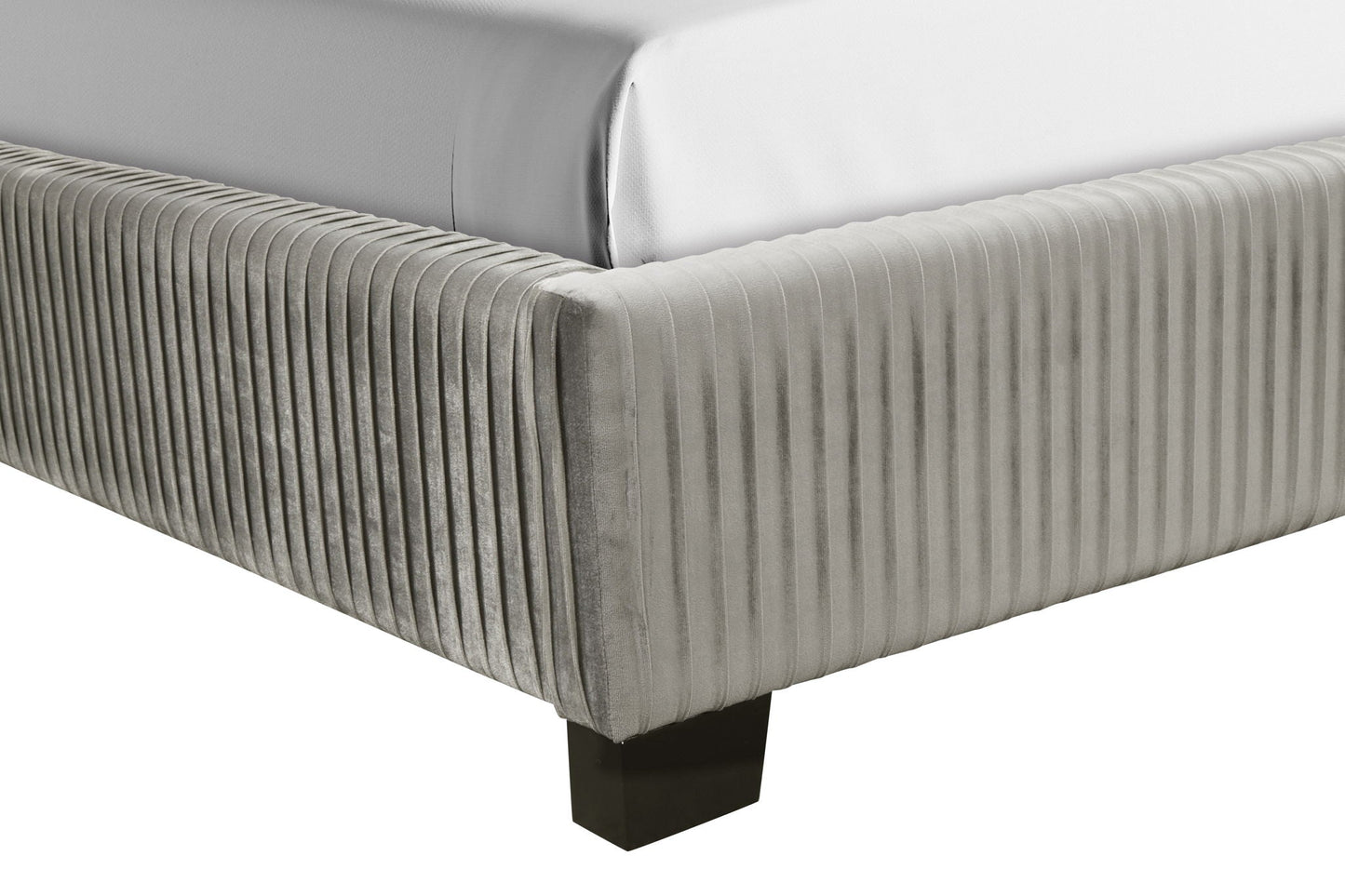 Upholstered Bed, Space-Saving Design Bernards Furniture