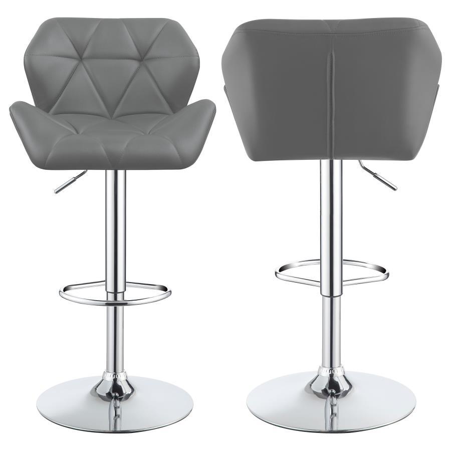 Berrington - Upholstered Adjustable Bar Stools (Set of 2) CoasterEveryday
