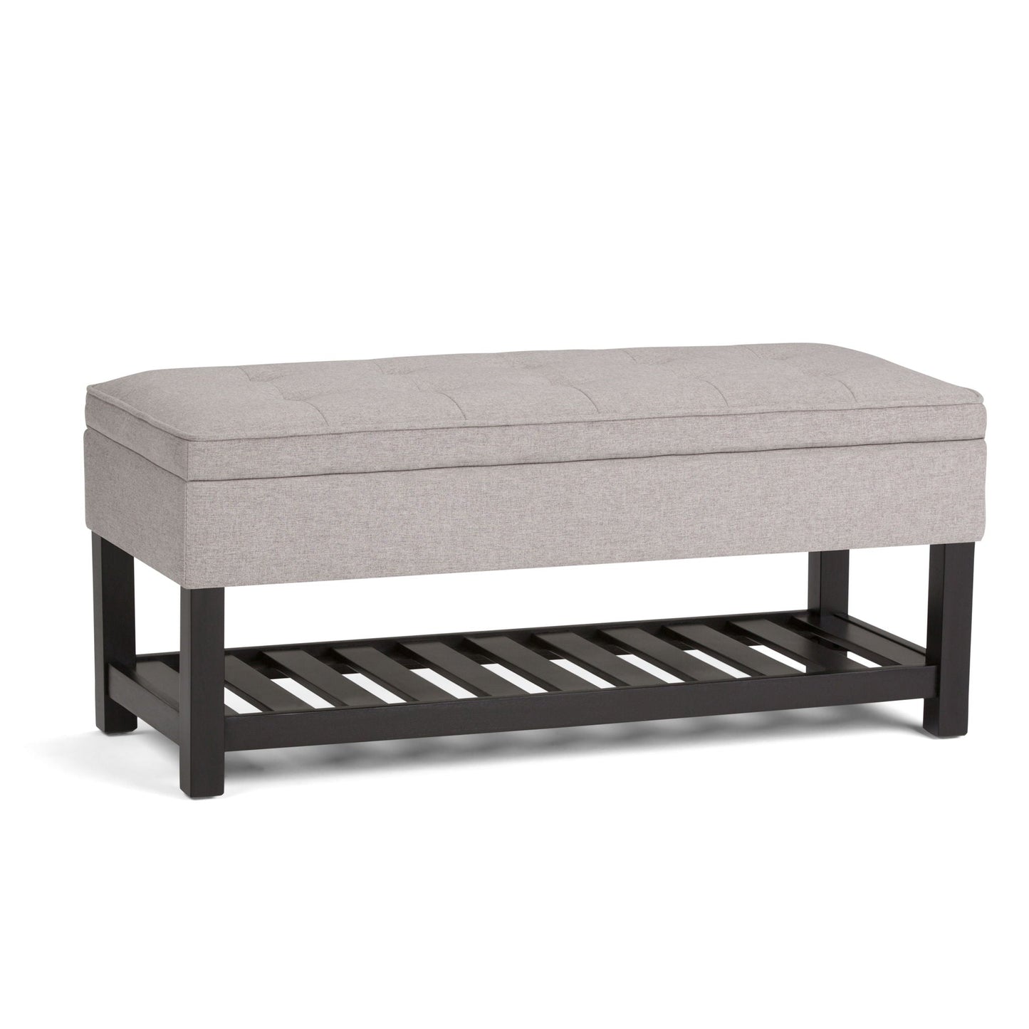 Cosmopolitan - Storage Ottoman Bench With Open Bottom Simpli-Home