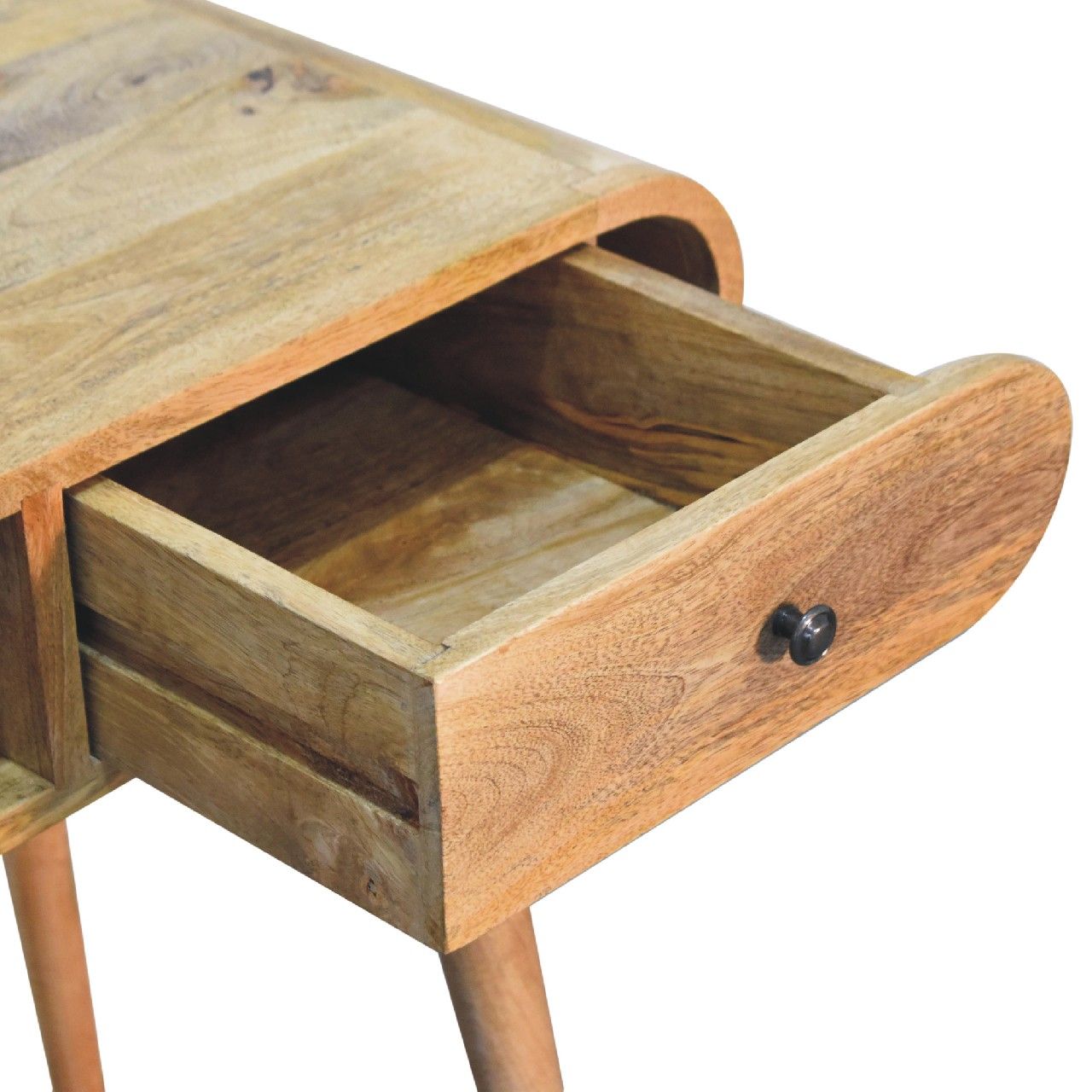Writing Desk, Curved - Chestnut Artisan Furniture