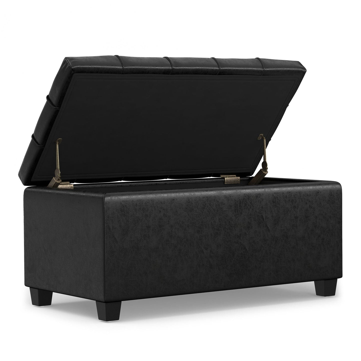 Sienna - Transitional Storage Ottoman Bench Simpli-Home