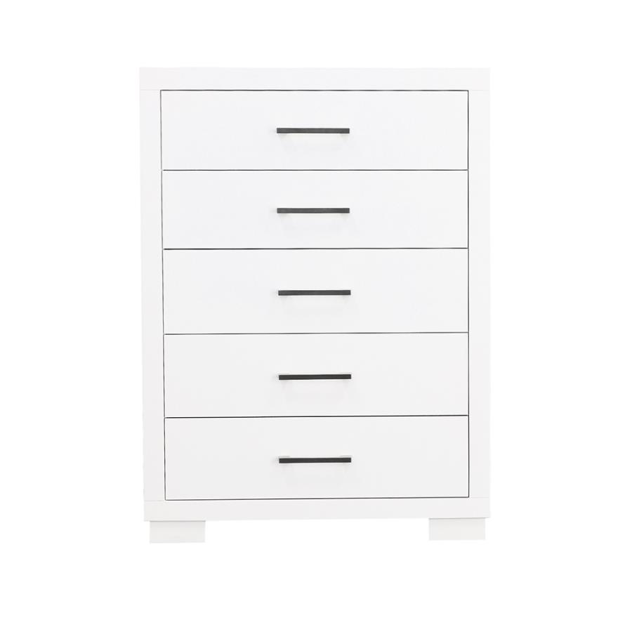 Jessica - 5-Drawer Bedroom Chest CoasterEssence
