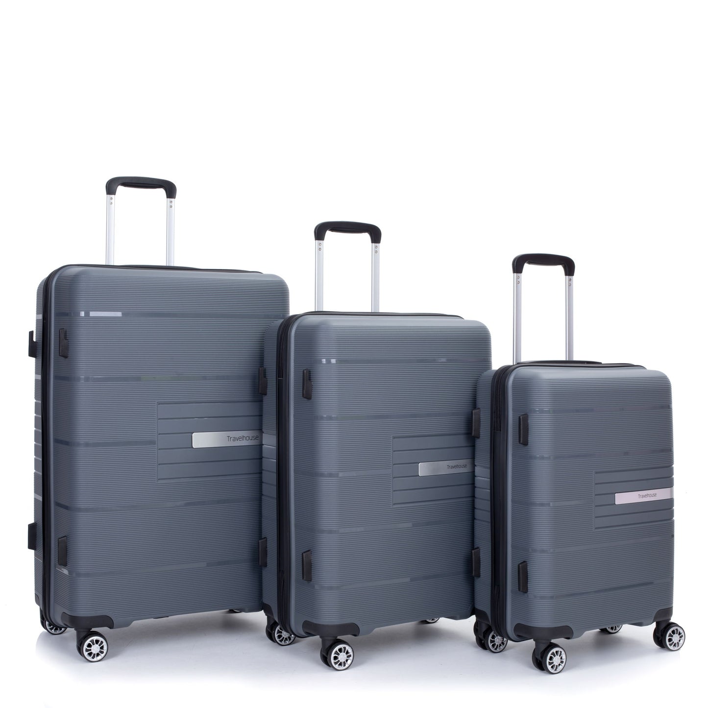 Hardshell Suitcase Double Spinner Wheels Luggage Sets, Lightweight With Tsa Lock, 3 Piece Set Daily Nest
