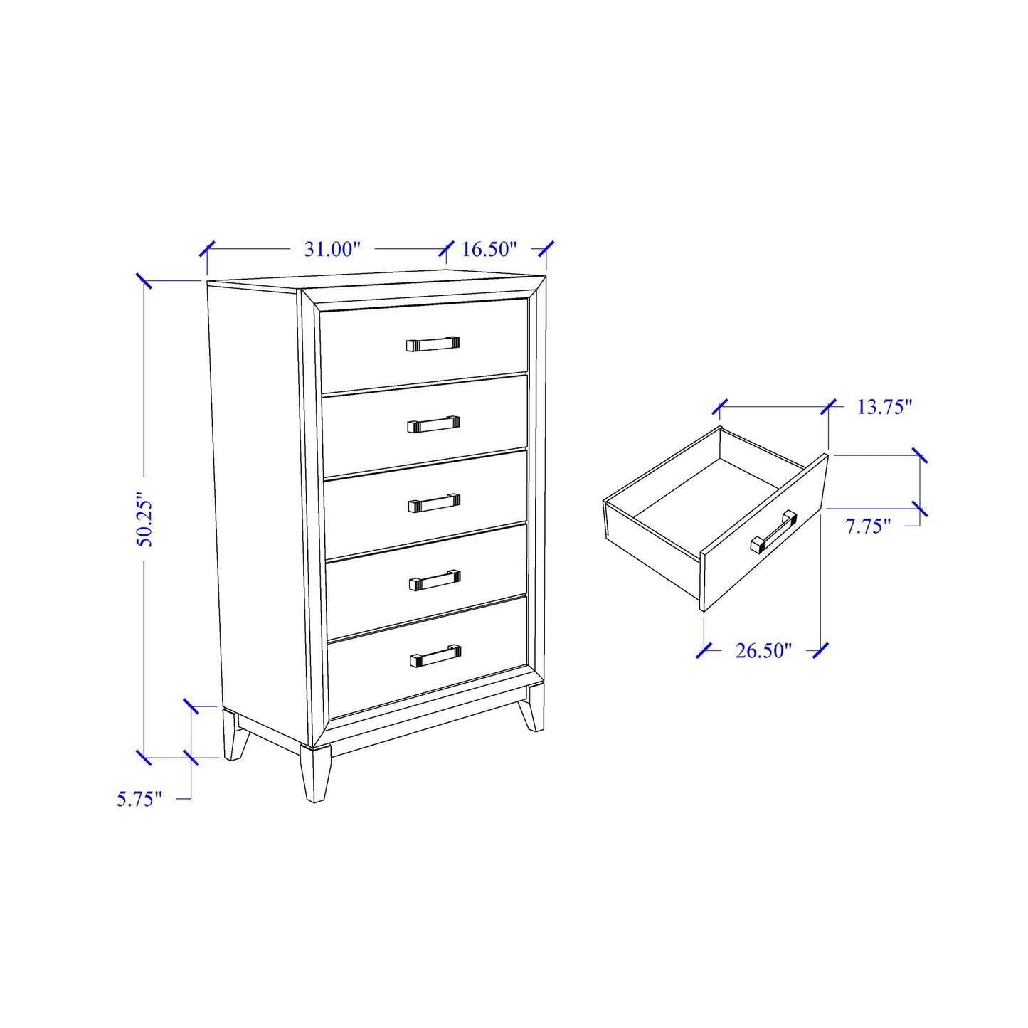 Mirage - Chest Global Furniture USA