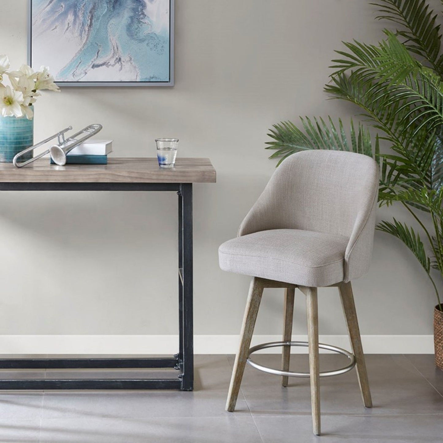 Counter Stool With Swivel Seat JLA
