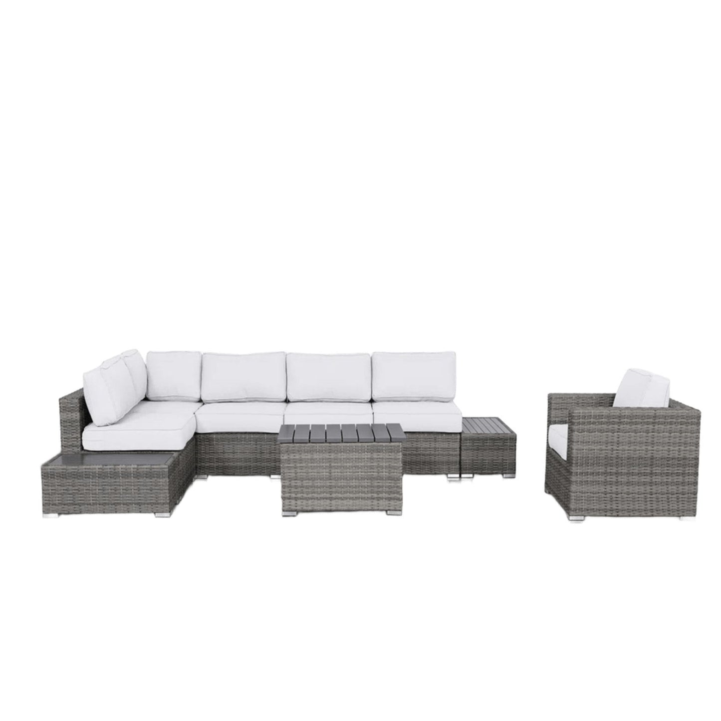 Sectional, Stylish Entertainment, Outdoor Living LSI Patio Furniture