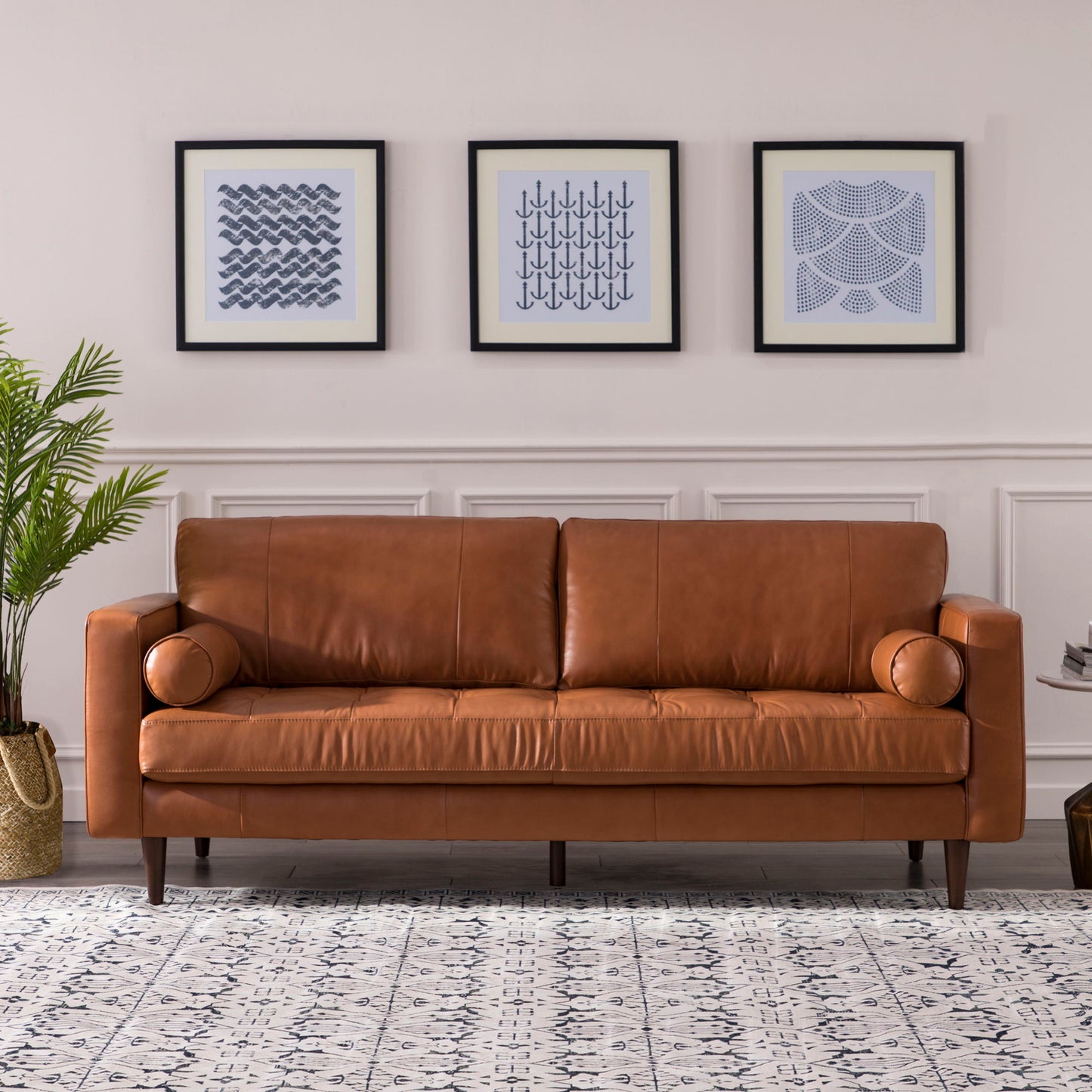 Mid-Century Tufted, Sofa Home Essentials