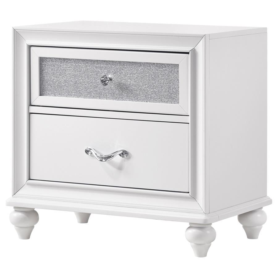 Barzini - 2-drawer Nightstand CoasterEveryday
