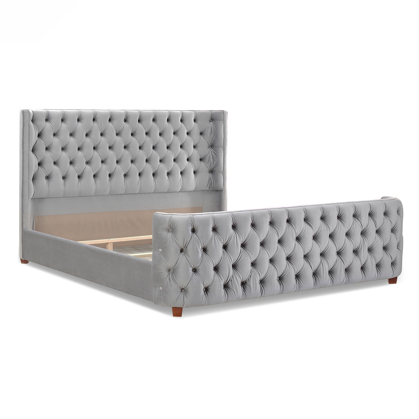 Brooklyn - Tufted Panel Bed Headboard And Footboard Set Jennifer Taylor Home