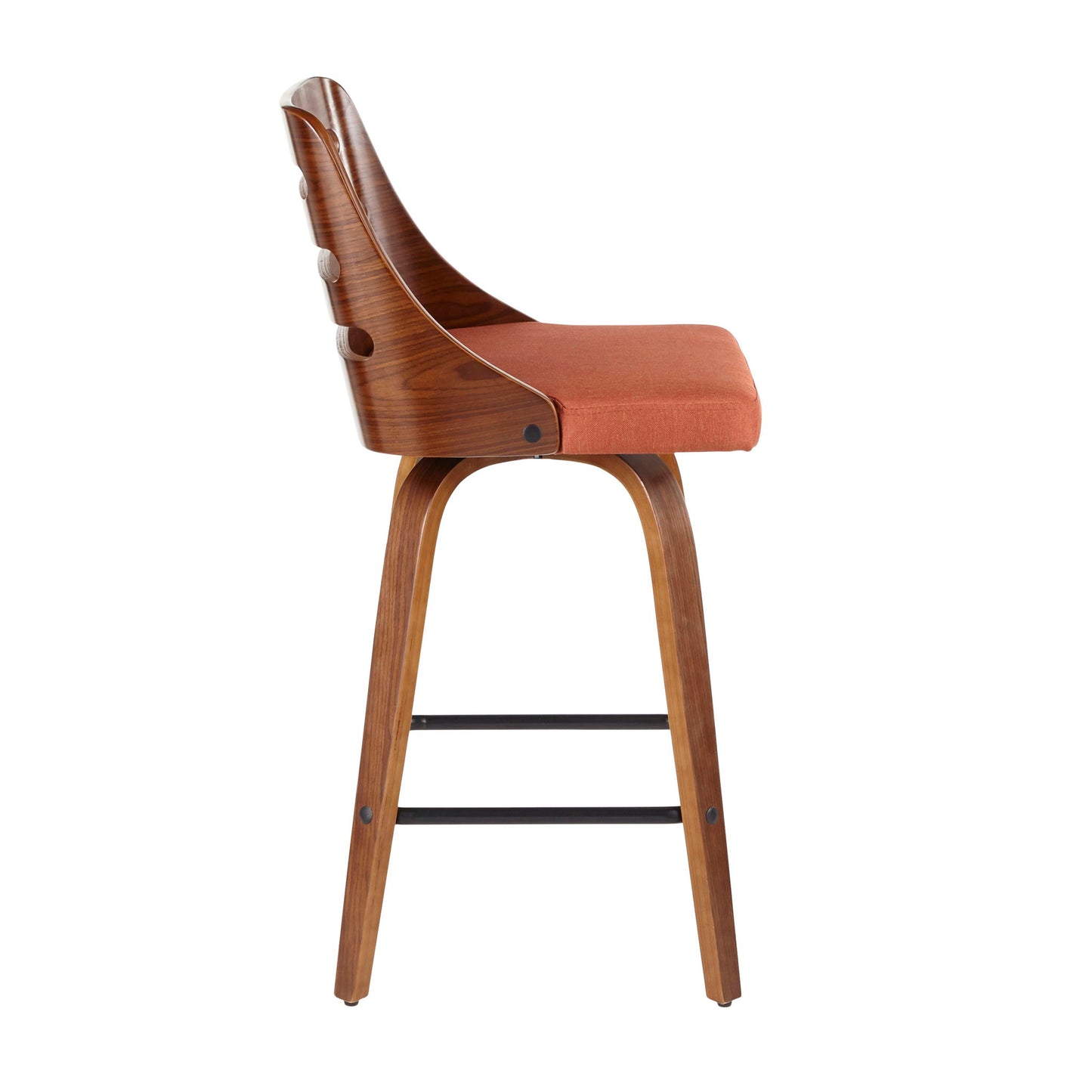 Trevi - Mid Century Modern Counter Stool (Set of 2) Lumi Source