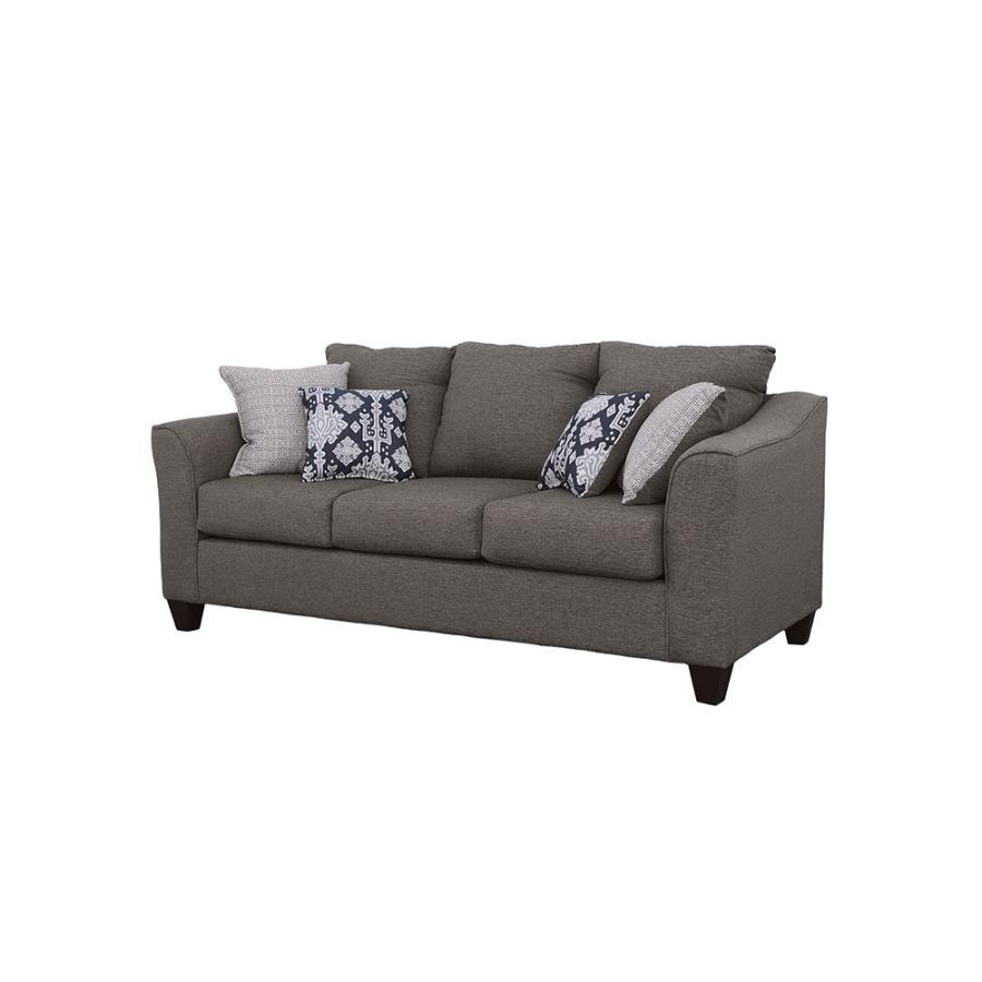 Salizar - Upholstered Flared Arm Sofa CoasterEssence