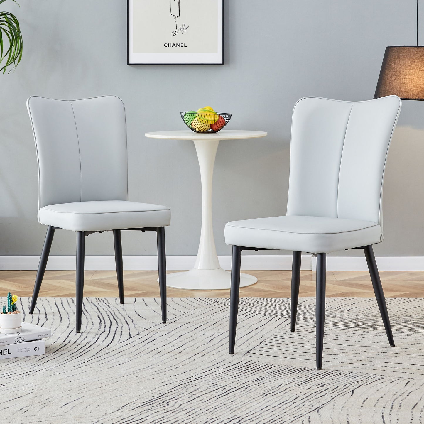 Modern Minimalist Dining Chairs (Set of 2) Home Essentials