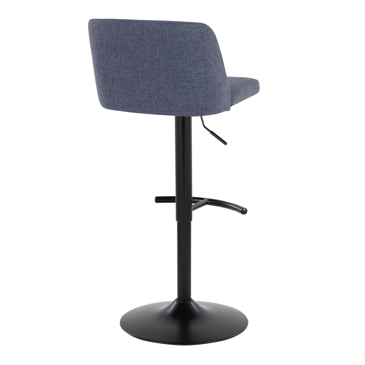 Toriano - Contemporary Adjustable Bar Stool With Rounded T Footrest (Set of 2) Lumi Source