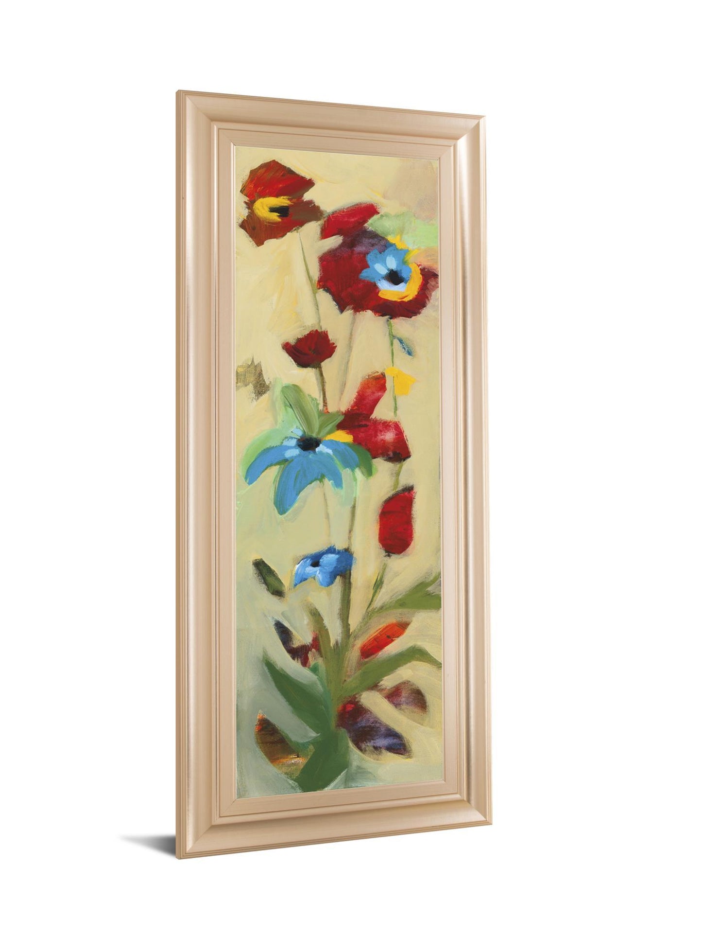 Wildflower Il By Jennifer Zybala - Framed Print Wall Art - Red Classy Living