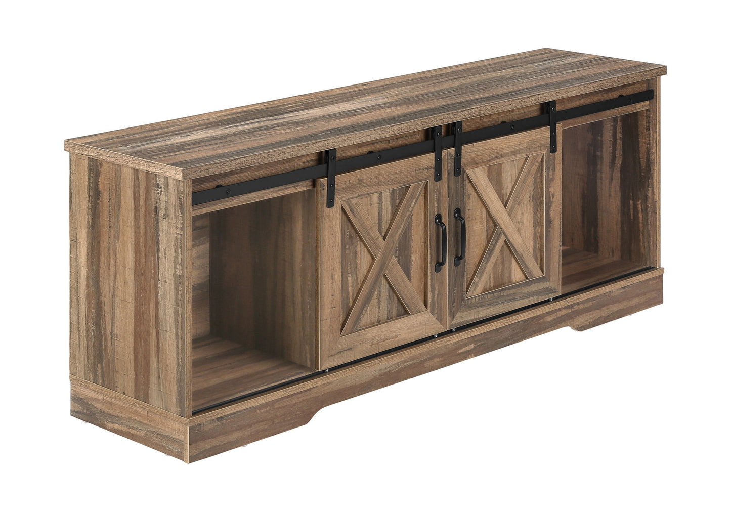 TV Stand, Console Media Entertainment Center, Storage Cabinet, Transitional 8th Street